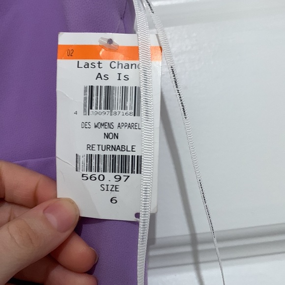 CHRISTIAN SIRIANO V-Neck High/Low Slip Dress Size 6 NWT - Picture 7 of 9